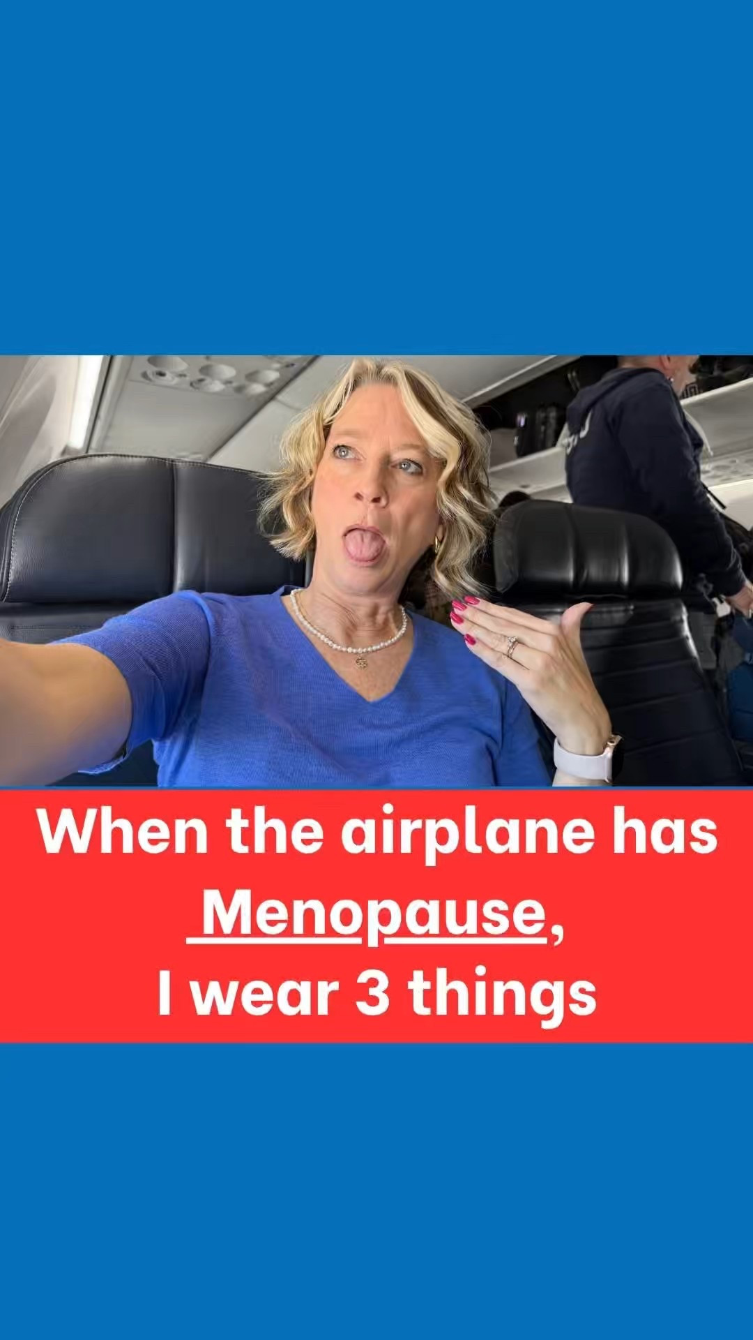✈️ With drastically fluctuating temperatures in the airplane or airport, I wear travel outfits with layering pieces. These 3 items will keep you cool or warm, without creating bulk in your airplane seat.
1. If it is freezing in your airplane seat, try adding a cashmere cotton scarf like this red one. It is not heavy. This 100% reversible silk scarf is also versatile for travel outfits when you are hot or cold.

2. Base layer t-shirts should not cling, but if you are hot inside the airplane, a short sleeve tee is smart to wear.

3. One travel outfit is with a cashmere sweatshirt sweater by Quince. Size up for length if tall. 
TIP: Both Nordstrom Rack and Quince are having major Cyber Monday sales.
👨🏼‍✈️I’m a Houston pilot wife sharing tips to help you “travel the globe without a worry in the world” on YTube and IG. #traveloutfits menopause, midlife style, over 49, style over 50, #over40fashion #traveltips @onequince @nordstrom 

#LTKTravel #LTKOver40
