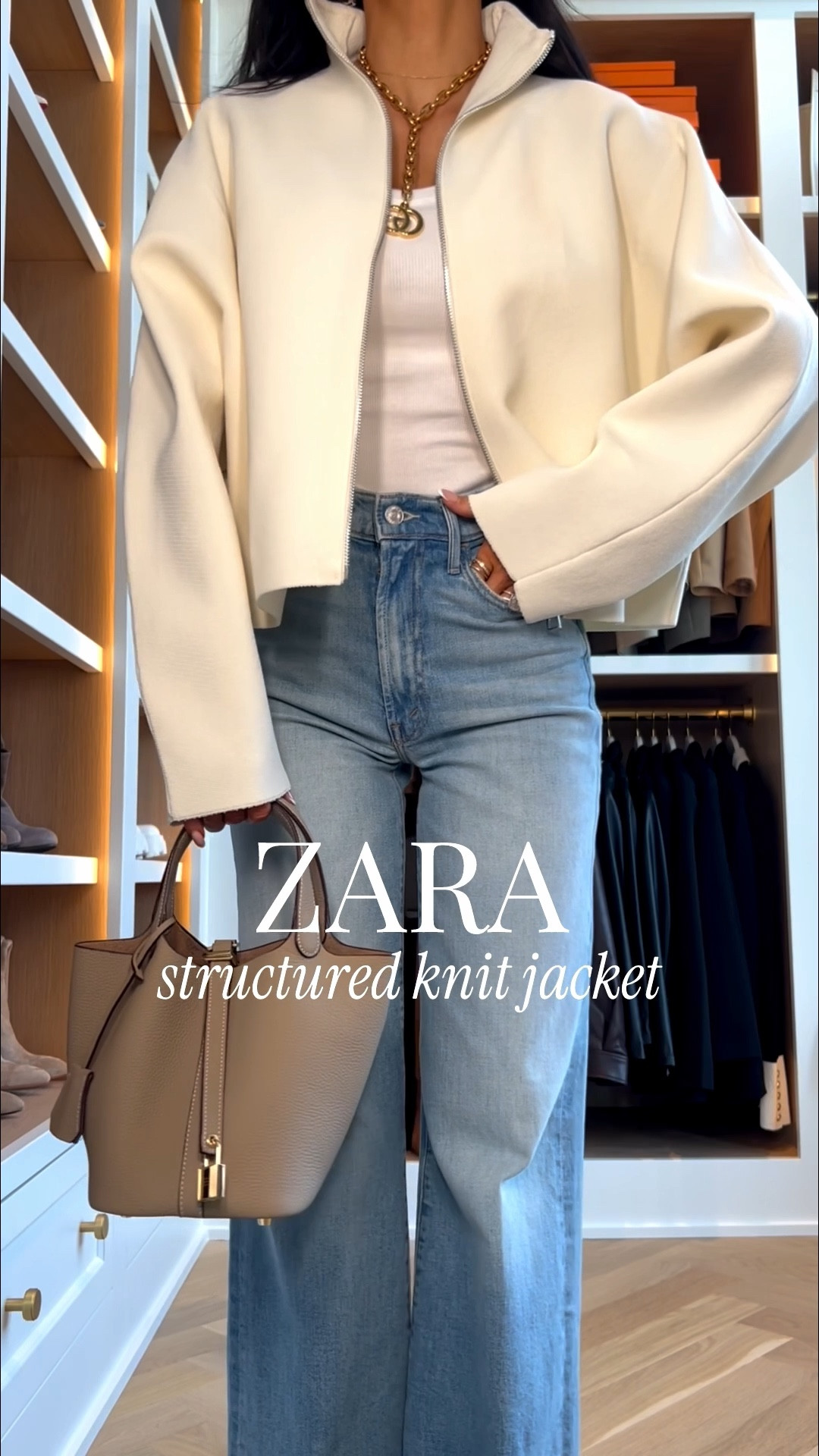 Zara new arrivals for spring 
This Zara structured knit jacket is almost sold out - last chance to score it. Perfect for spring workwear or business casual outfits 
Mother jeans wearing a 24
Amazon Hermes tote 


L

#LTKOver40 #LTKPetite #LTKootd