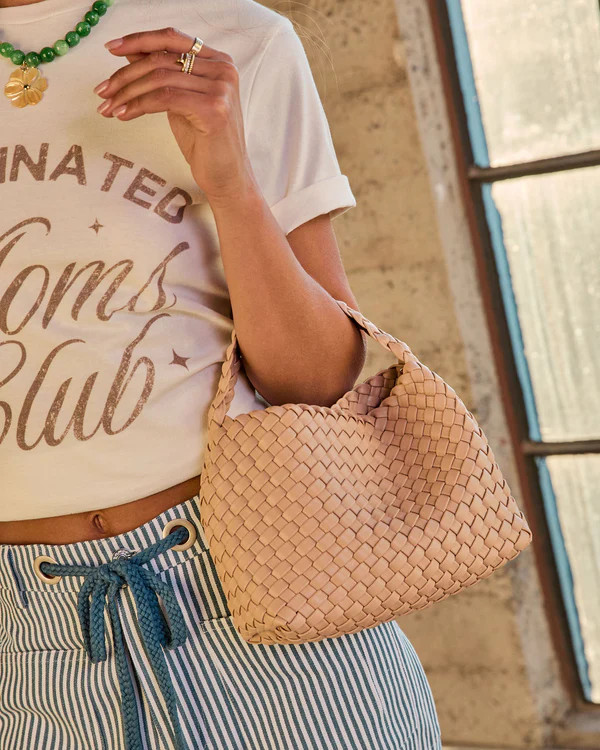 Fiah Textured Woven Vegan Leather Bag | VICI