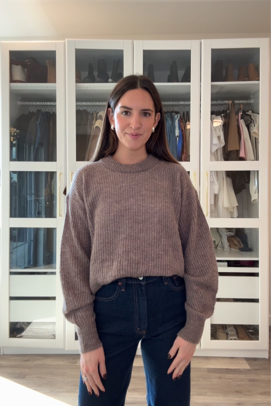 Size small 

Fall sweater 
Jeans

#LTKStyleTip #LTKSeasonal