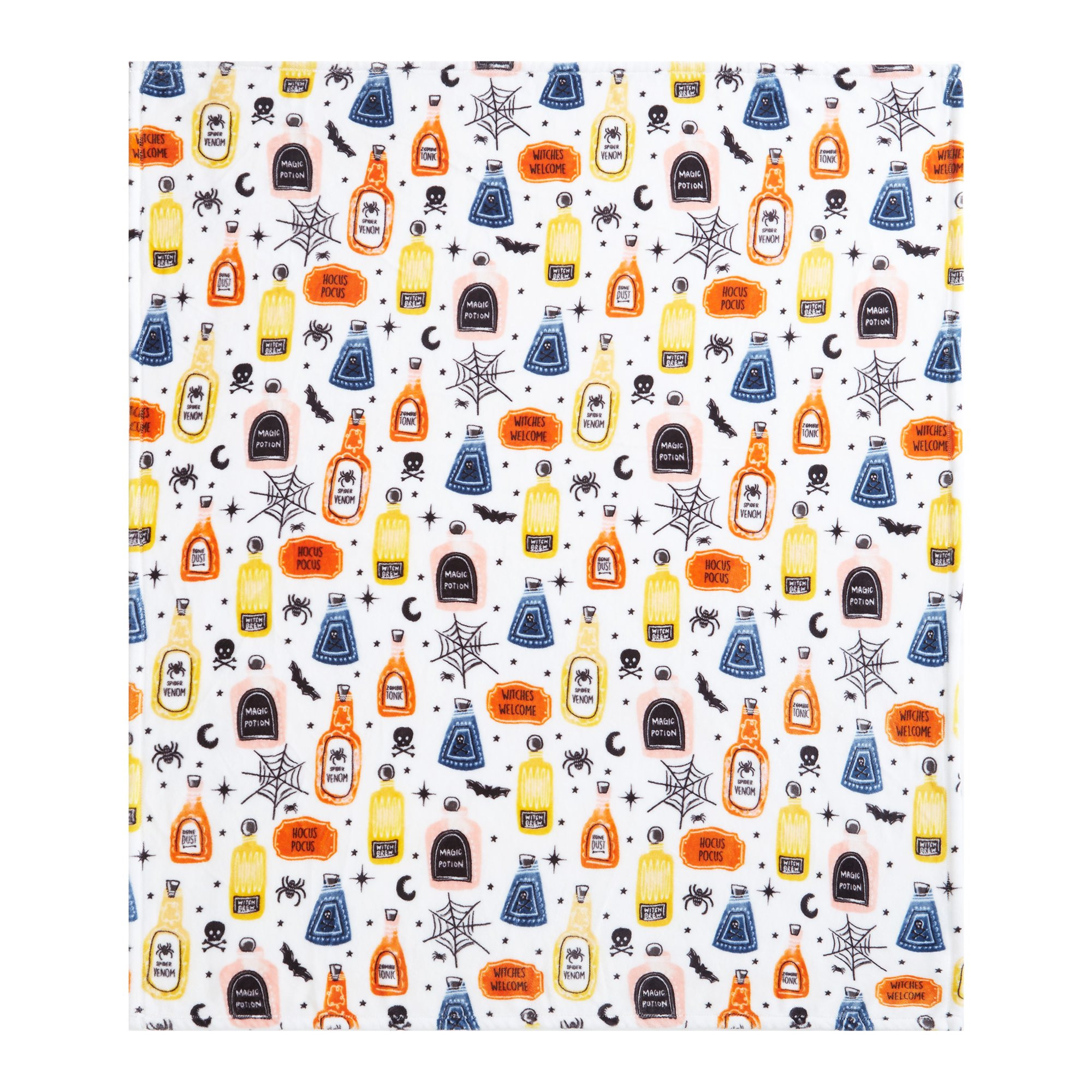 Way To Celebrate, Hocus Pocus Throw Blanket, White, Standard Throw | Walmart (US)