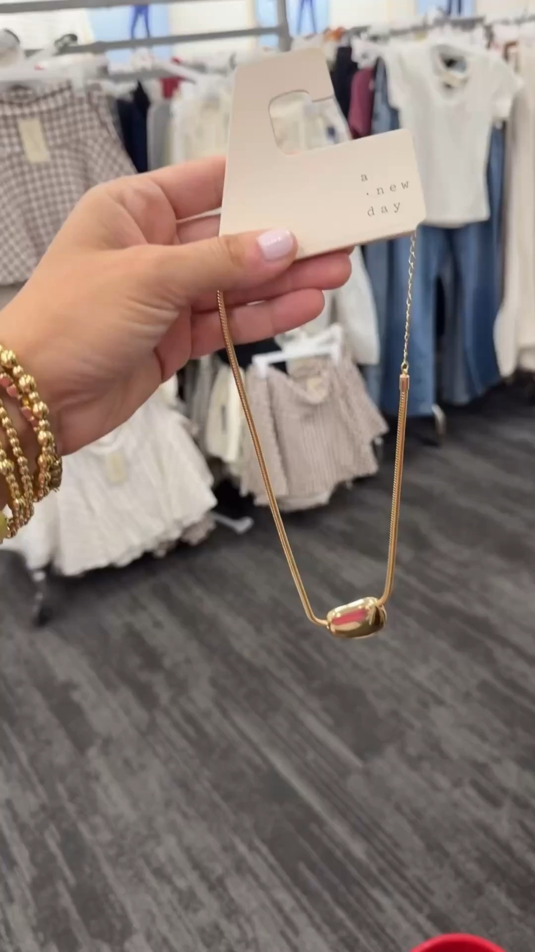 Found the prettiest gold necklace at Target ✨The perfect length, looks elevated, and definitely came home with me

#LTKootd #LTKBeauty #LTKvlog