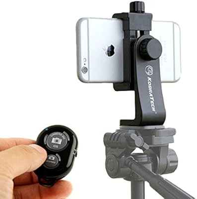 KobraTech Cell Phone Tripod Mount - UniMount 360 Universal iPhone Tripod Mount Adapter with Remot... | Amazon (US)