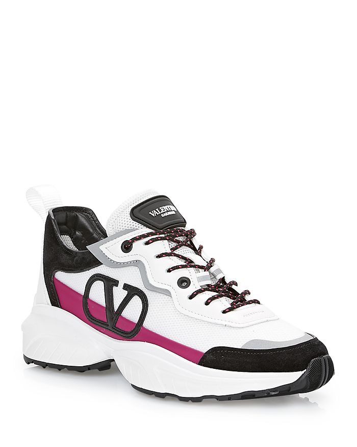 Valentino Garavani Women's Shegoes Lace Up Low Top Sneakers | Bloomingdale's (US)