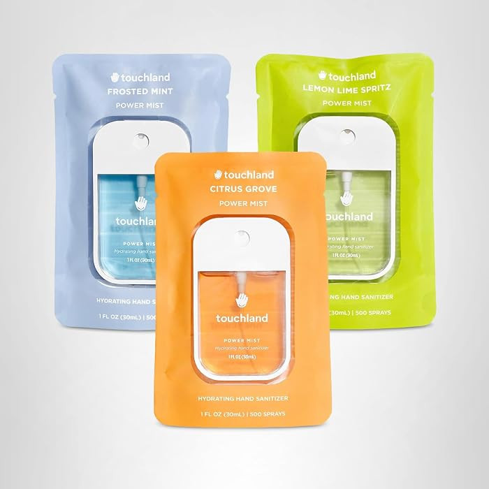 Touchland Hand Sanitizer Spray, Fresh Trio - 3 x 1 FL OZ | Amazon (US)