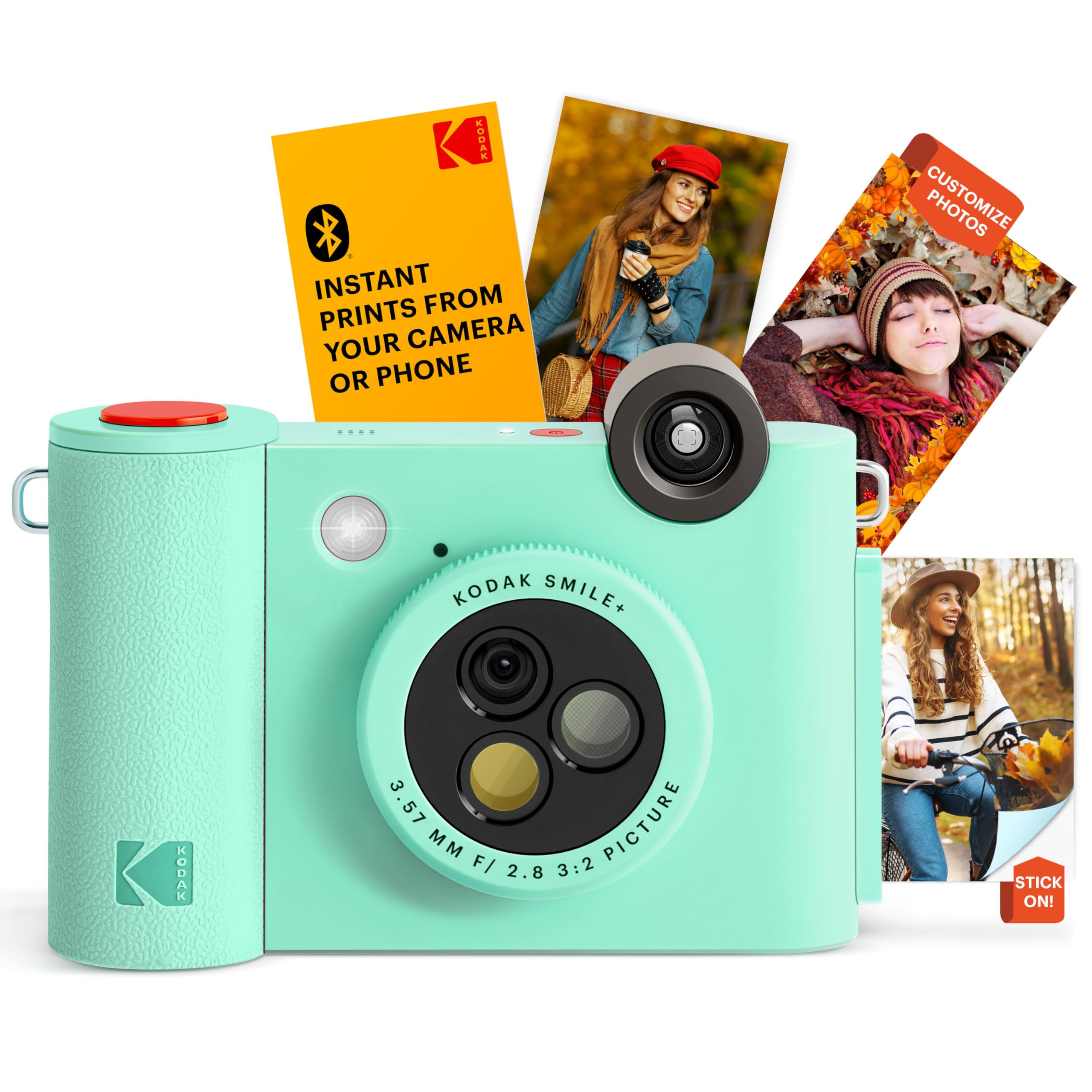 KODAK Smile+ 2-in-1 Digital Instant Print Camera & Wireless Bluetooth Photo Printer - 10MP, Speci... | Amazon (US)