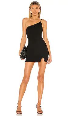 Lovers + Friends Keely Mini Dress in Black from Revolve.com | Revolve Clothing (Global)