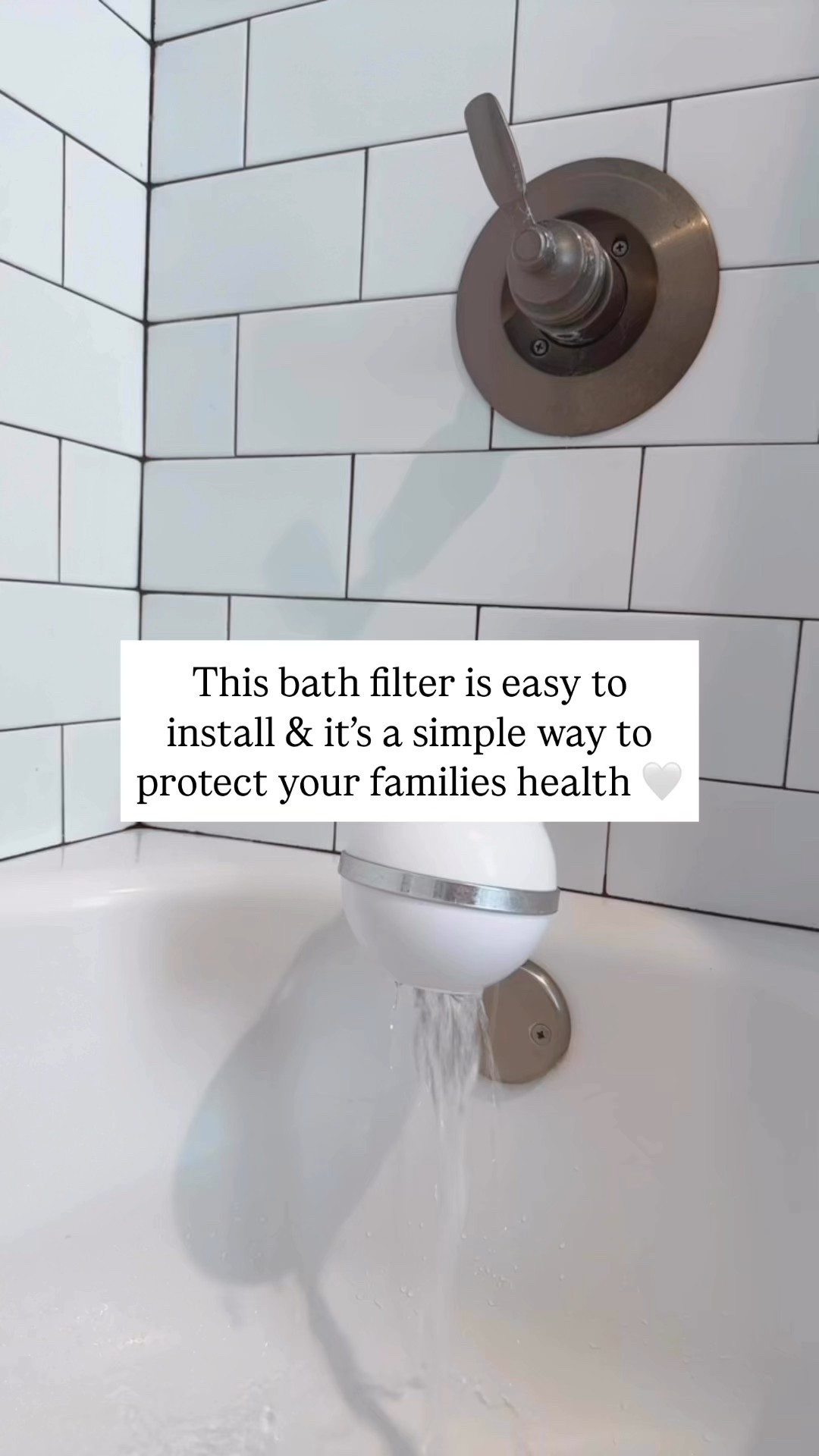 Y’all this bath filter is a game changer & so important for bath time with littles🥹🛁🫧 comment LINK for this affordable bath filter✨🙌🏼🔗

If You Wouldn’t Drink It, You Shouldn’t Bathe in It 👏🏼🫧 

Your skin is your body’s largest organ so the water and we use to bathe in matters🫶🏼 it’s important to protect our little ones from harmful chemicals and heavy metals that can be found in tap water. 🚿💦

This bath filter is easy to install & it’s a simple way to protect your families health🤍

Bathing in unfiltered water has the potential to create more toxic exposure than drinking unpurified water. 

Regular tap water can be a source of many chemicals including chlorine, fluoride, arsenic, radium, aluminum, copper, lead, pesticides, etc. 

That’s why I use this bath filter for my baby🥰

We filter our drinking water, so why wouldn’t we also filter the water we bathe in? 👏🏼👏🏼

Your unfiltered tap water can contain a wide variety of harmful and skin-damaging contaminants such as chlorine, mercury, pesticides, bacteria, selenium, sulfur and much more. These types of contaminants can be hazardous to your health, as well as leave your skin and hair feeling dry and rough to the touch. This bath ball filter helps to remove these🙌🏼 

I opted for this bath ball filter based on the reviews, research, and quality of this specific company. I really enjoy that it’s one of the more affordable options I’ve found ($65), and each filter lasts 12-18 months so I don’t have to constantly be changing the filter🎉

Of course the BEST option would be a whole home reverse osmosis system, BUT not everyone can afford those🫠🫣 so you do what you can, and this is a great place to start🤗

Comment LINK and I’ll send you the link to the bath ball and the shower filter I use 🔗🚿🛁🧼
.
.
.
.
.
.
.
.
.
#makeahealthylife #mom #momlife #crunchy #crunchymom #scrunchy #newmom #loxtoxmom #momtobe #firsttimemom #nontoxic #lowtoxbaby #cleanbaby #cleanbabyproducts #bathtime #baby #healthybaby #bathtub #bathbaby #bathfilter #amazon #amazonfinds #amazonbaby #nontox #lowtox #nontoxichome #nontoxicproducts #lowtoxliving #lowtoxlife

#LTKBaby #LTKKids #LTKHome