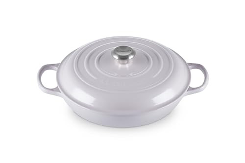 Le Creuset Enameled Cast Iron Signature Braiser, 3.5 qt., Shallot | Amazon (US)