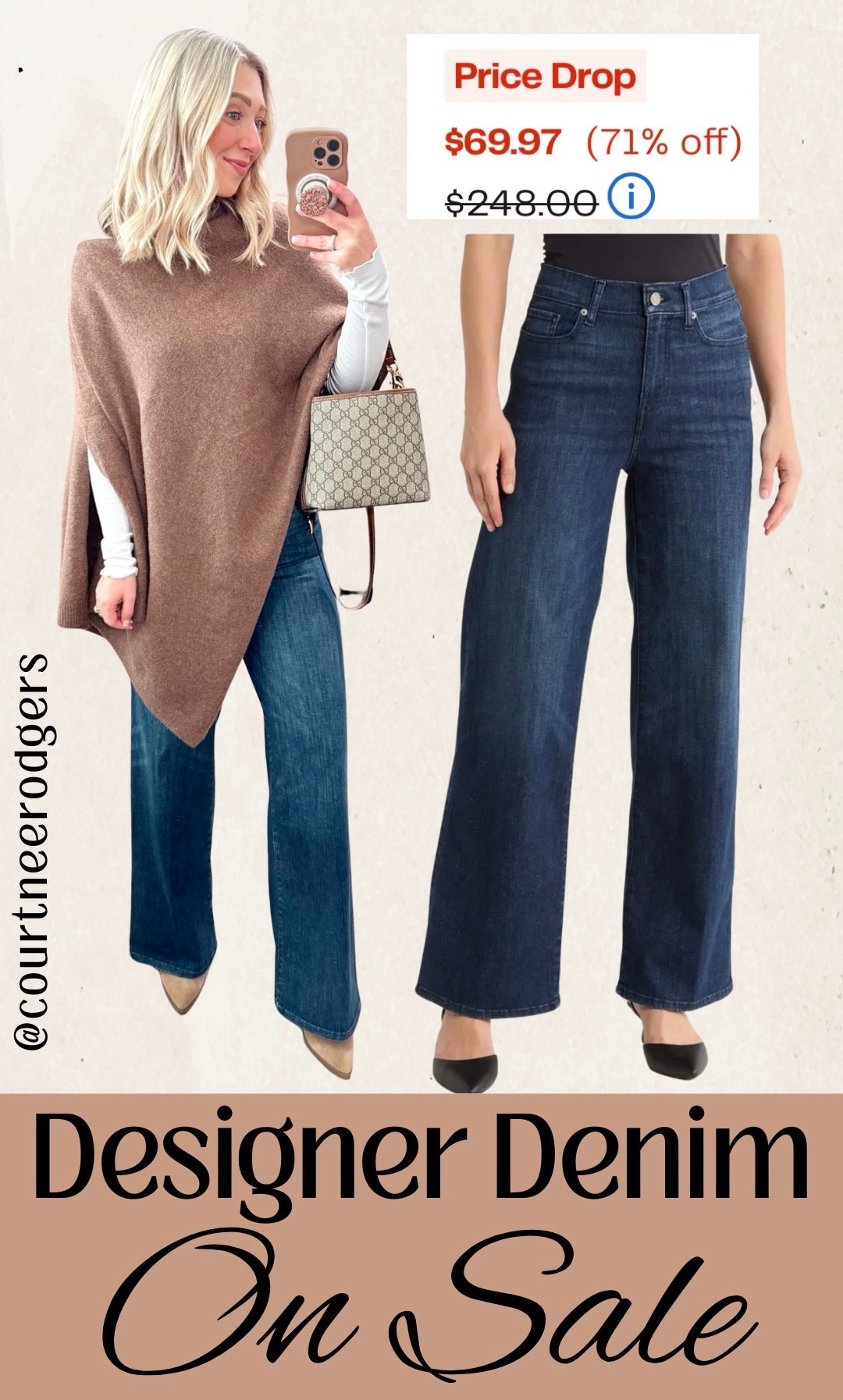 My favorite jeans are on Sale! 
ALL DETAILS BELOW! ⬇️ 
LE SLIM PALAZZO
HIGH WAIST WIDE LEG (color: guilty)

Size 26, they run big, I’m normally a 27!
5’4” for reference —I do have to wear a 3-4 inch heel with these! 

Frame denim, designer jeans, Nordstrom rack 

#LTKHoliday #LTKFindsUnder100 #LTKmomlife