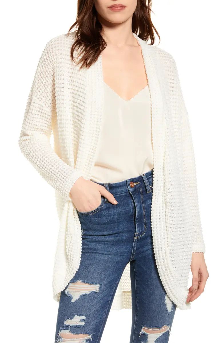 Open Knit Long Cardigan | Nordstrom