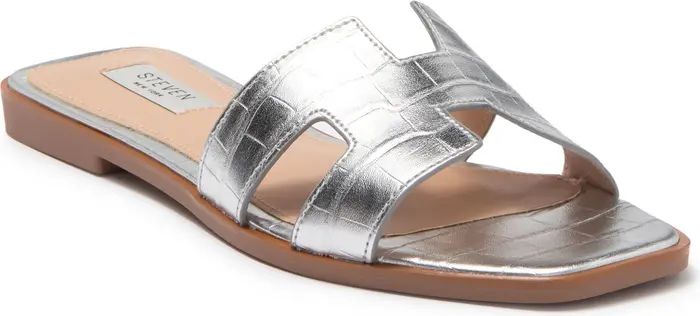 Harlien Croc Embossed Slide Sandal | Nordstrom Rack