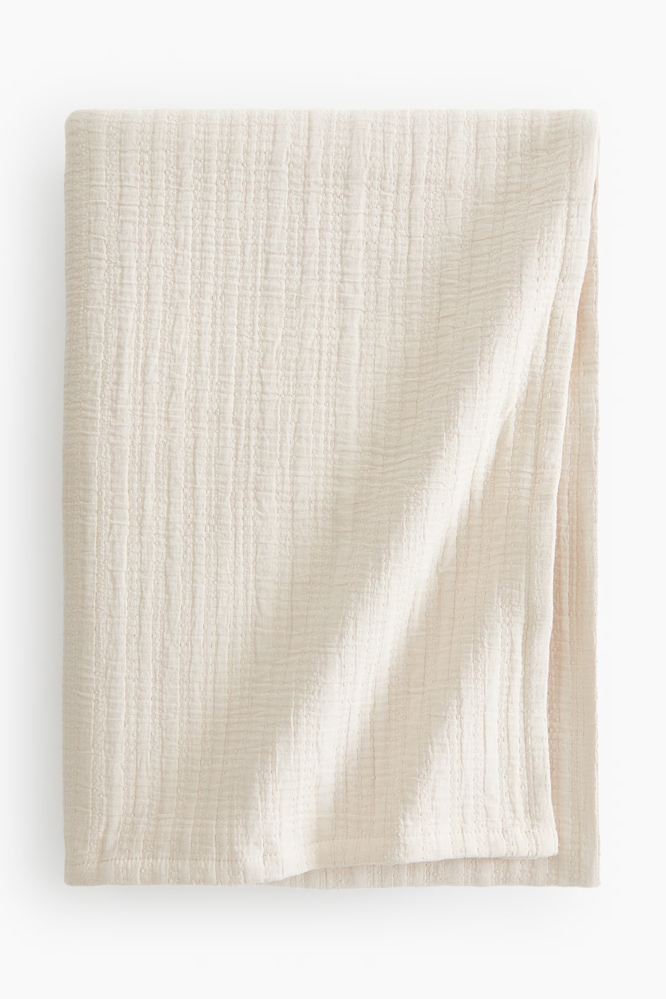 Cotton Muslin BedspreadNot saved to favorites$44.99Color:Light beigeSelected size: 71X98Size Guid... | H&M (US + CA)