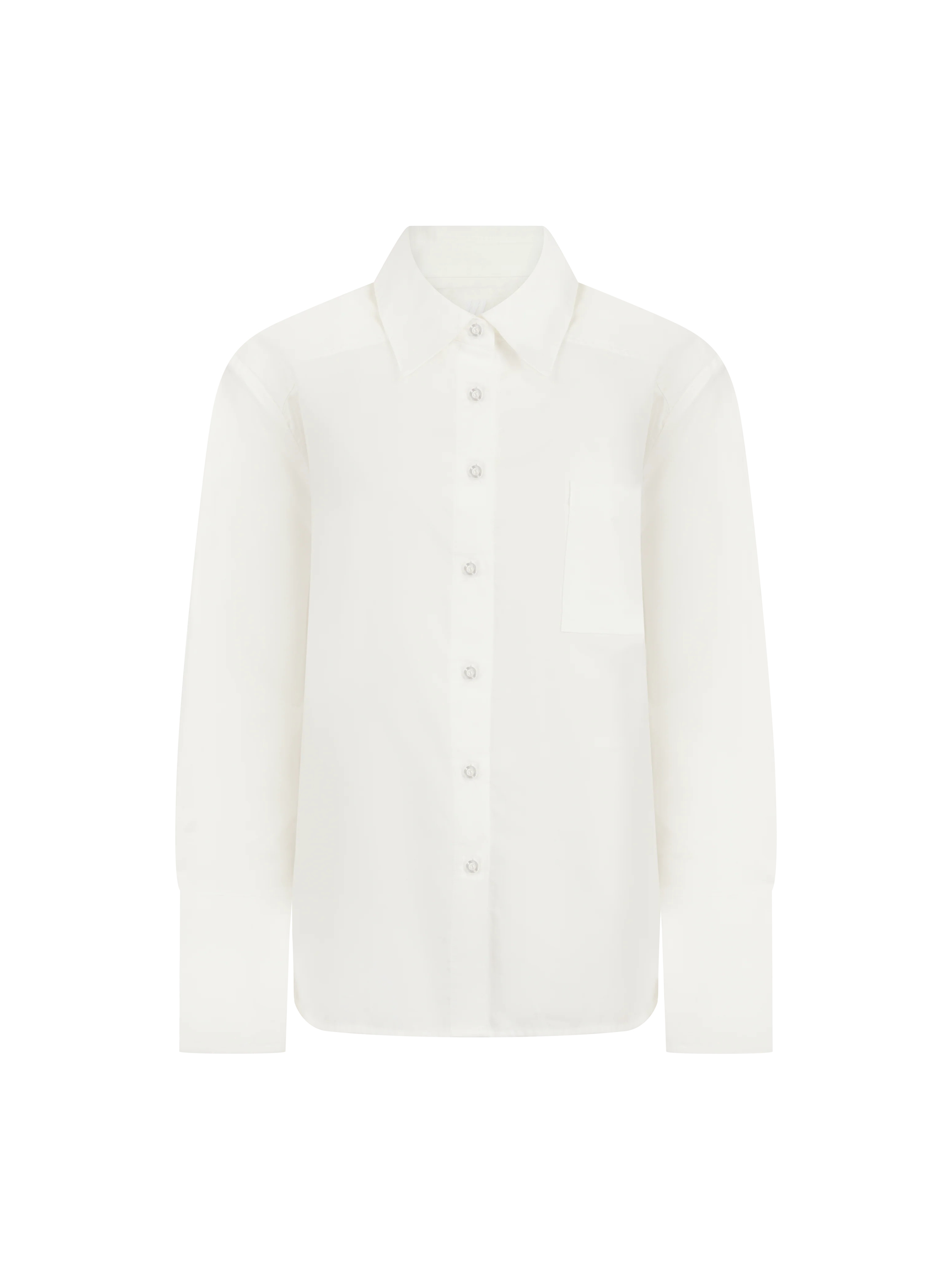 All Tied Up Oversized Shirt - White | Maebe