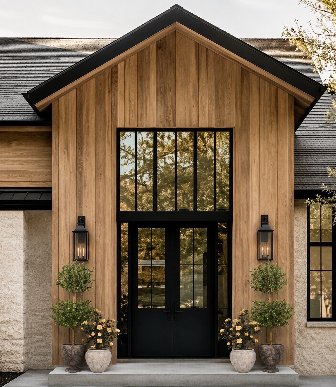 The prettiest outdoor front porch inspiration! I love letting the beauty of a home speak for itself and only adding in a few styling pieces such as pots and plants and lighting!

#LTKHome #LTKSeasonal