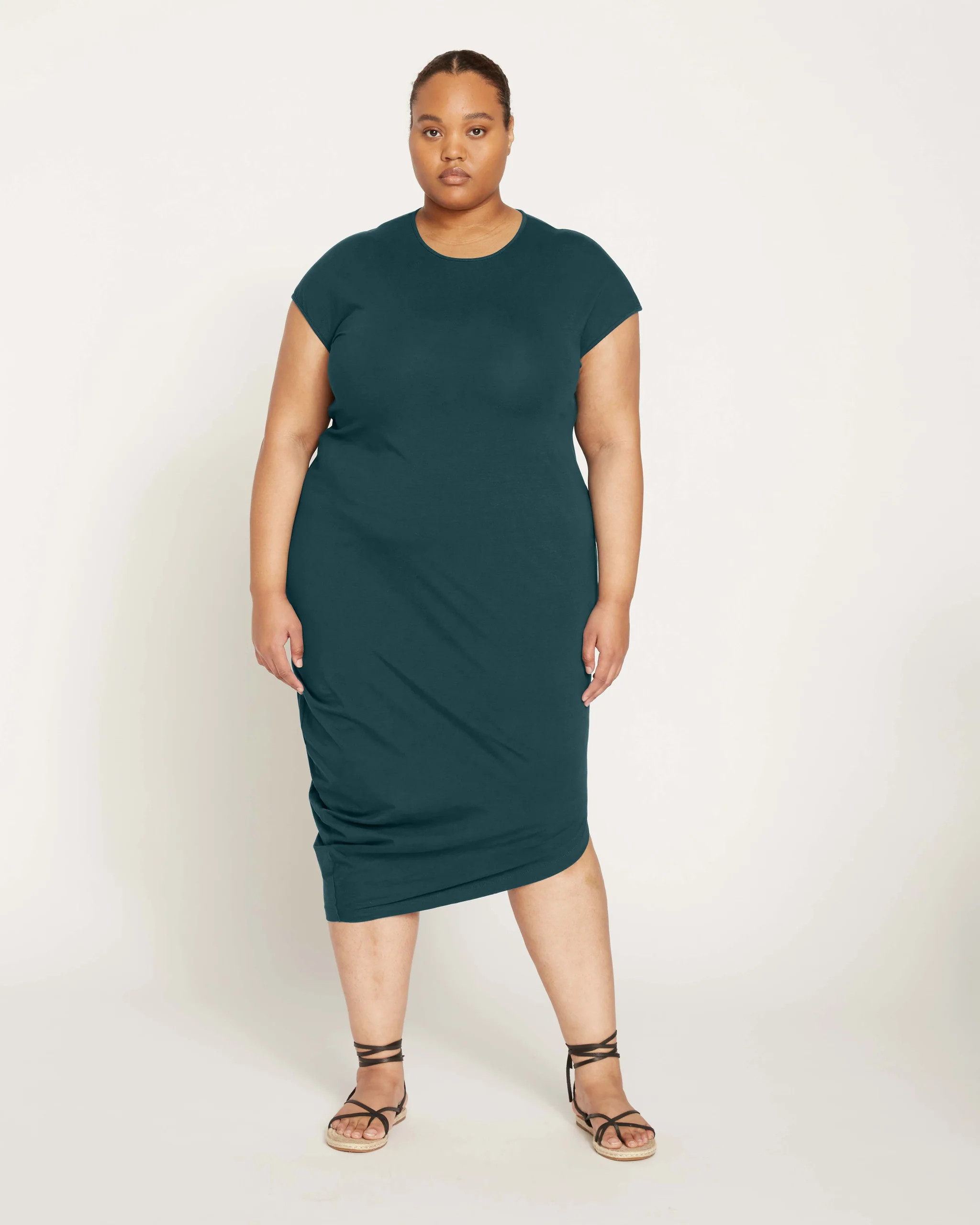 Iconic Geneva Dress - Deep Sea | Universal Standard