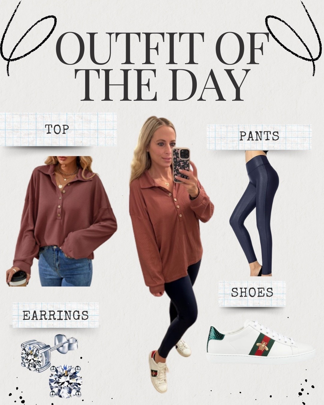Shein top. Leggings outfit. Fall outfit 

#LTKFindsUnder50 #LTKMidsize #LTKSeasonal