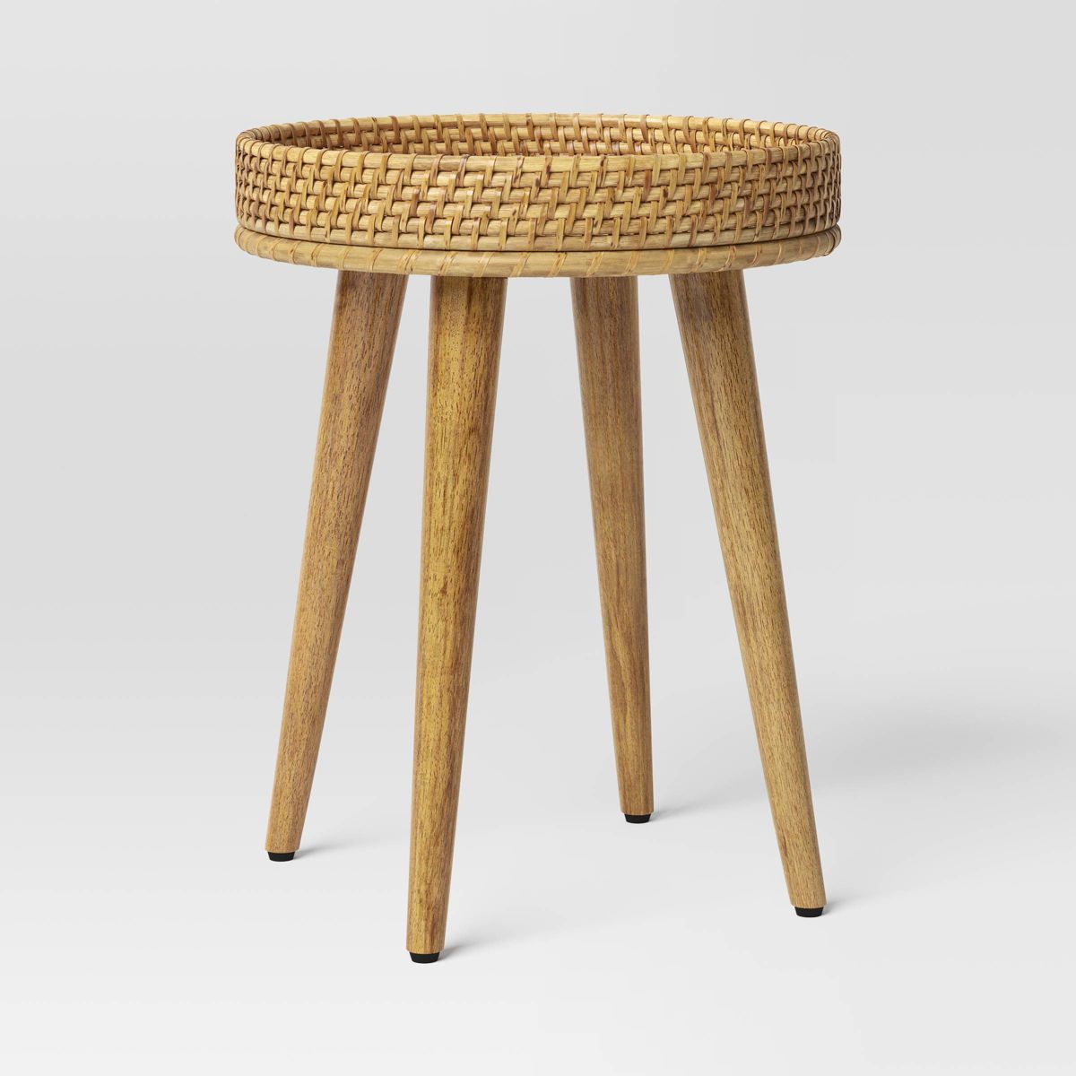 Round Natural Woven Accent Table - Threshold™ | Target