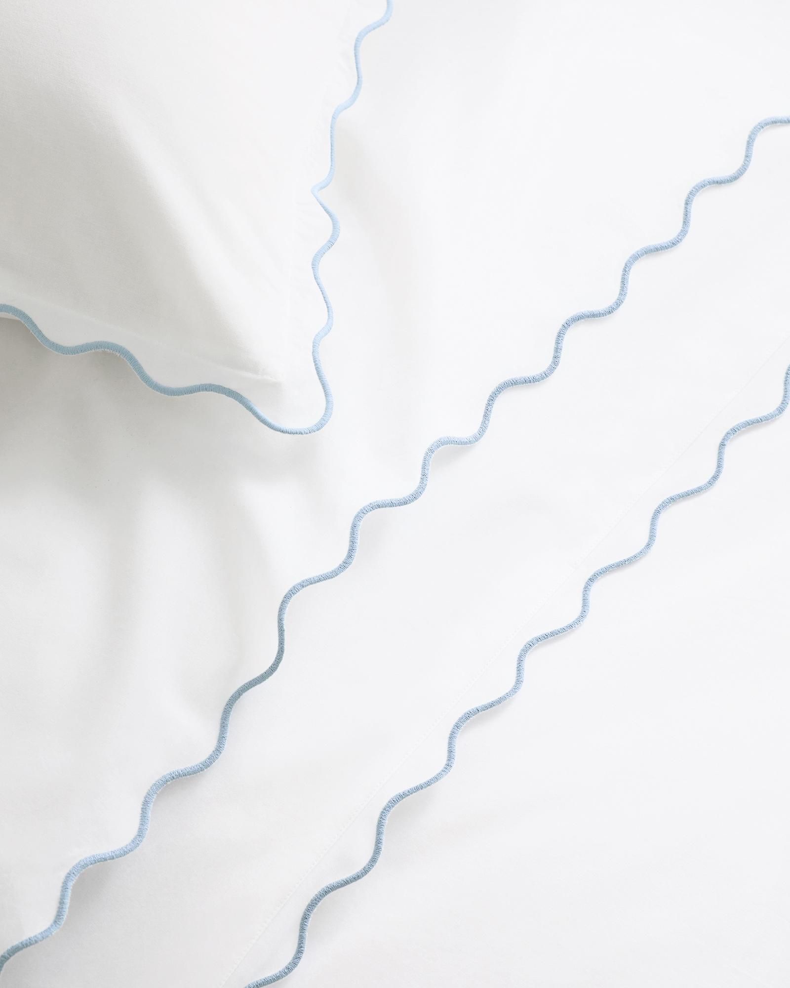 Wave Percale Bedding Bundle | Serena and Lily