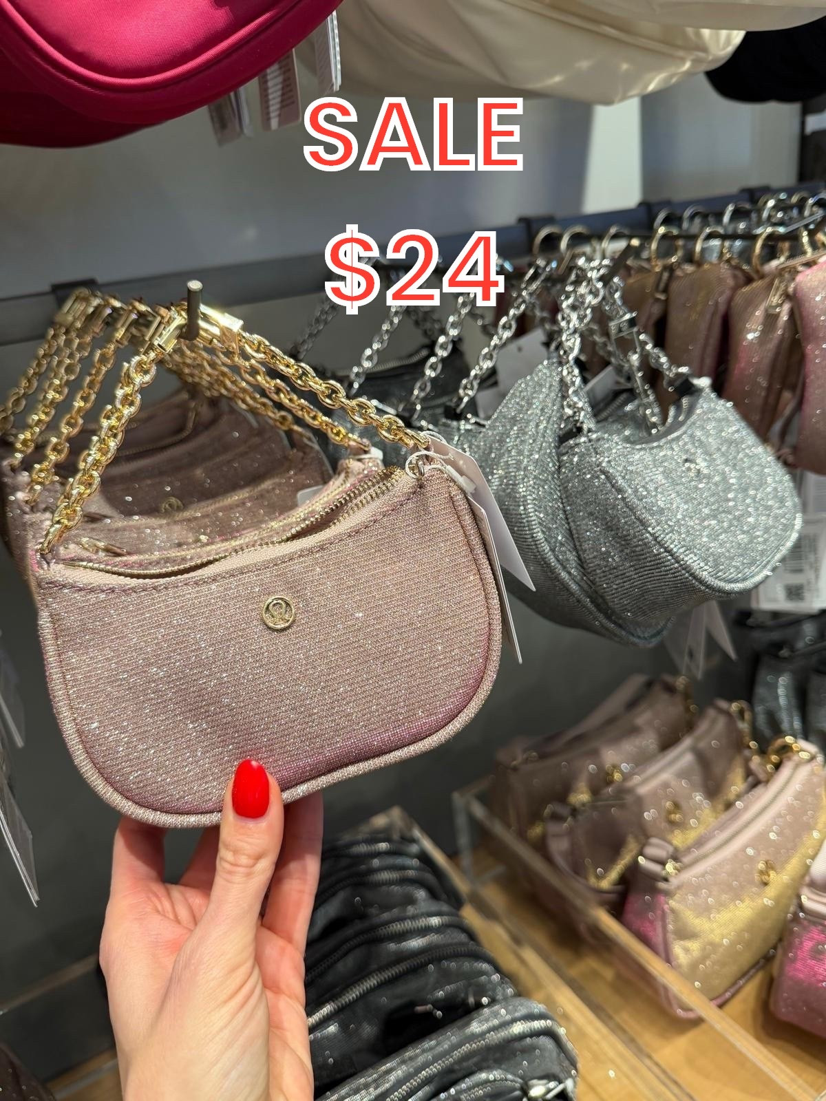 LULULEMON SALE, Lululemon glitter shoulder bag, Lululemon glitter gear, Lululemon bags, annabrstyle.

#LTKFindsUnder50 #LTKFindsUnder100 #LTKSaleAlert