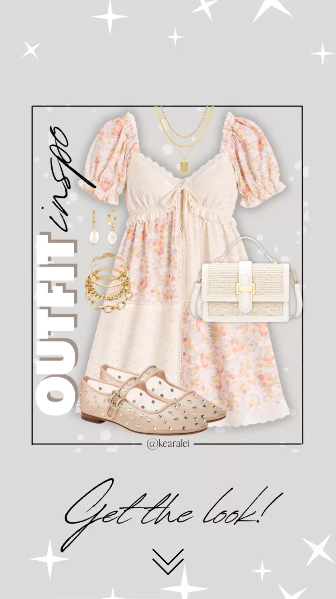 Spring outfits 2026 summer outfit Easter dresses Women Floral Patchwork Babydoll Dresses Puff Sleeve V Neck A Line Cute Mini Dress Flowy Y2k Sundress spring break Amazon fashion ivory cream off white peach pink floral patchwork dress puff sleeves ruffles sweetheart neckline spring dresses summer dress with Sam Edelman nude beige mesh ballet flats rhinestone Mary Jane Flats Shoes Square toe woven white vegan leather crossbody purse handbag straw crossbody purses gold hardware chunky gold jewelry pearl drop huggies hoops hoop earrings || wedding guest dresses church dress Easter spring dresses summer dress  #dresses #spring #summer #wedding #shower #amazon #target #baby #bridal #outfit #outfits
.
.
.
Amazon fashion, teacher outfits, business casual, casual outfits, neutrals, street style, Midi skirt, Maxi Dress, Swimsuit, Bikini, Travel, skinny Jeans, Puffer Jackets, Concert Outfits, Cocktail Dresses, Sweater dress, Sweaters, cardigans Fleece Pullovers, hoodies, button-downs, Oversized Sweatshirts, Jeans, High Waisted Leggings, dresses, joggers, fall Fashion, winter fashion, leather jacket, Sherpa jackets, Deals, shacket, Plaid Shirt Jackets, lounge set, Date Night Outfits, Vacation outfits, Mom jeans, shorts, sunglasses,  Romper, jumpsuit, Airport outfits, biker shorts, Weekender bag, plus size fashion, Stanley cup tumbler, Work blazers, Work Wear, workwear

boots booties tall over the knee, ankle boots, Chelsea boots, combat boots, pointed toe, chunky sole, heel, high heels, sneakers, slip on shoes, Nike, adidas, vans, dr. marten’s, ugg slippers, golden goose, sandals, high heels, loafers, Birkenstock Birkenstocks, Steve Madden, Target, Abercrombie and fitch, Amazon, Shein, Nordstrom, H&M, forever 21, forever21, Walmart, asos, Nordstrom rack, Nike, adidas, Vans, Quay, Tarte, Sephora, lululemon, free people, j crew jcrew factory, old navy

#LTKootd #LTKWedding #LTKSeasonal