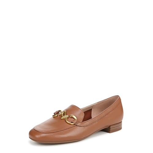 Naturalizer Womens Jovie Loafer English Tea Brown Leather 7 M | Amazon (US)