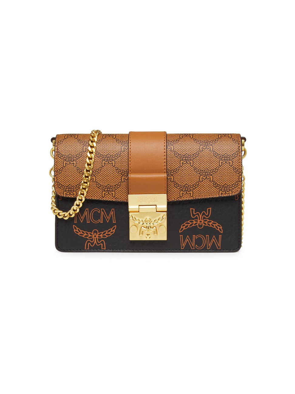 Women's Mini Tracy Monogram Canvas Crossbody Bag - Black | Saks Fifth Avenue
