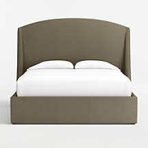 Lafayette Upholstered Queen Storage Bed + Reviews | Crate & Barrel | Crate & Barrel