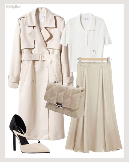 Spring outfits 2023

Beige long coat
Beige trench coat
White long coat
White trench coat
Spring coat
Mango coat
Mango white sweater 
Beige satin skirt
Midi skirt outfit 
Beige bag
Nude heels

#springoutfits2023 #spring2023outfits #workoutfit #workwearstyle #workwearing 

#LTKunder50 #LTKstyletip #LTKworkwear