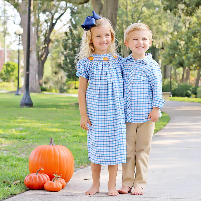 Fall Is In The Air Smocked Dress | Classic Whimsy