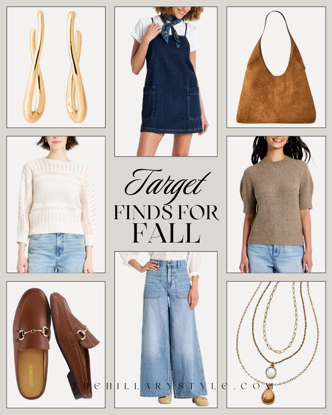 Target Fall Fashion Finds for an Effortless Transitional Wardrobe

Target’s latest fall fashion finds are perfect for that in-between-season wardrobe. Think suede-look handbags, denim dresses, wide-leg jeans, lightweight knits, classic loafers, and layered gold jewelry in warm neutral tones. These affordable Target finds make it easy to create polished late-summer-to-fall outfits with pieces you’ll wear all season.

#TargetStyle #TargetFashion #TargetFinds #TargetNewArrivals #FallFashion #FallOutfits #TransitionalStyle #FallWardrobe #AffordableFashion #SuedeBag #WideLegJeans #DenimDress #Loafers #NeutralStyle #CapsuleWardrobe #EverydayStyle #LTKFashion #LTKFinds #PinterestFashion #TheHillaryStyle 

 

#LTKootd #LTKSeasonal #LTKOver40