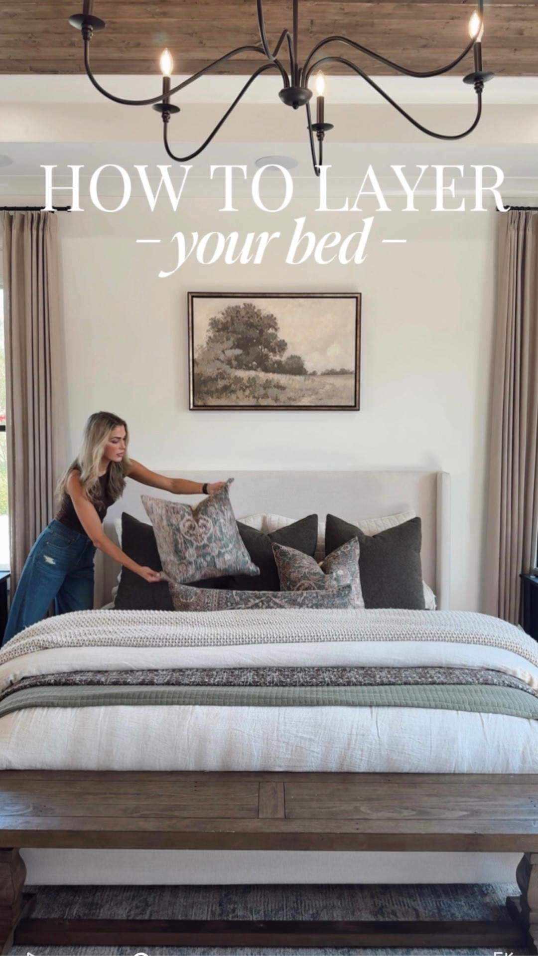 The most requested thing of 2026: How I Layer My Bedding 👇🏼 

Highlights:
1. Two duvet inserts is the secret. Really and truly if you only do one thing have it be that. 
2. Quarter fold- this simple element alone allows for those beautiful layers to be tucked, and have that “luxe” grandiose look
3. The quilt set is the best I’ve ever bought and is an absolute steal. The brown color is absolutely stunning for fall and winter 




Bedroom inspo, new home, home decor, layering, layering bedding, bedding, sheets, comforter, fall decor, cozy decor

#LTKHome #LTKOver40