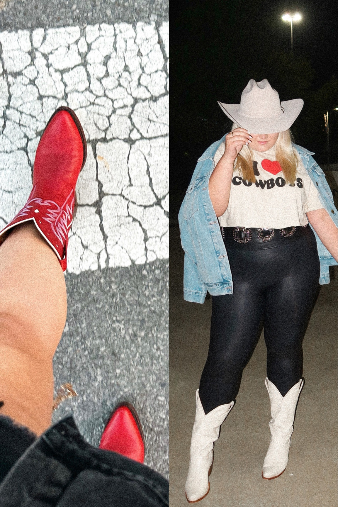 my first pairs of tecovas when I wore them RIGHT out of the box to full concert nights!! I love the 10.5 in the Annie, in the Jolene I like the 10.5 but could also do an 11! 

#LTKFestival #LTKshoecrush