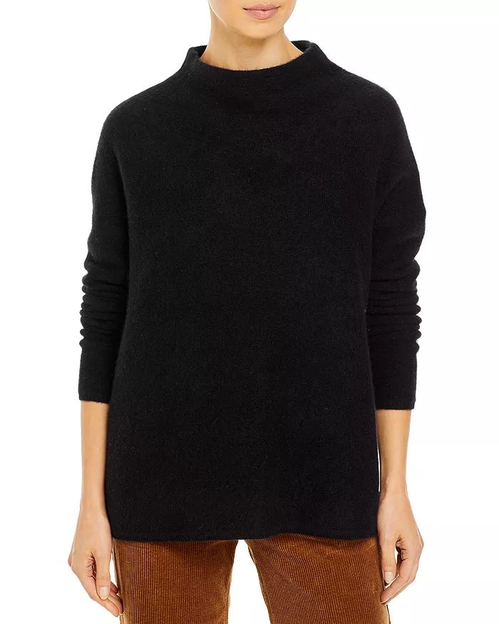 Mock Neck Brushed Cashmere Sweater - 100% Exclusive | Bloomingdale's (US)