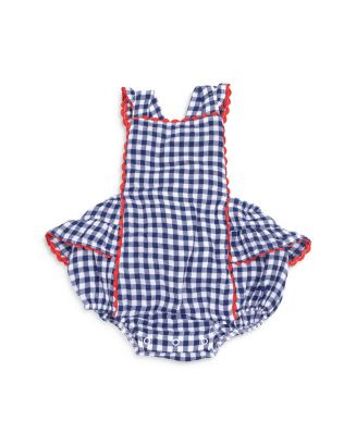 Angel Dear Girls' Gingham Ric Rac Ruffles Sunsuit - Baby  | Bloomingdale's Kids | Bloomingdale's (US)