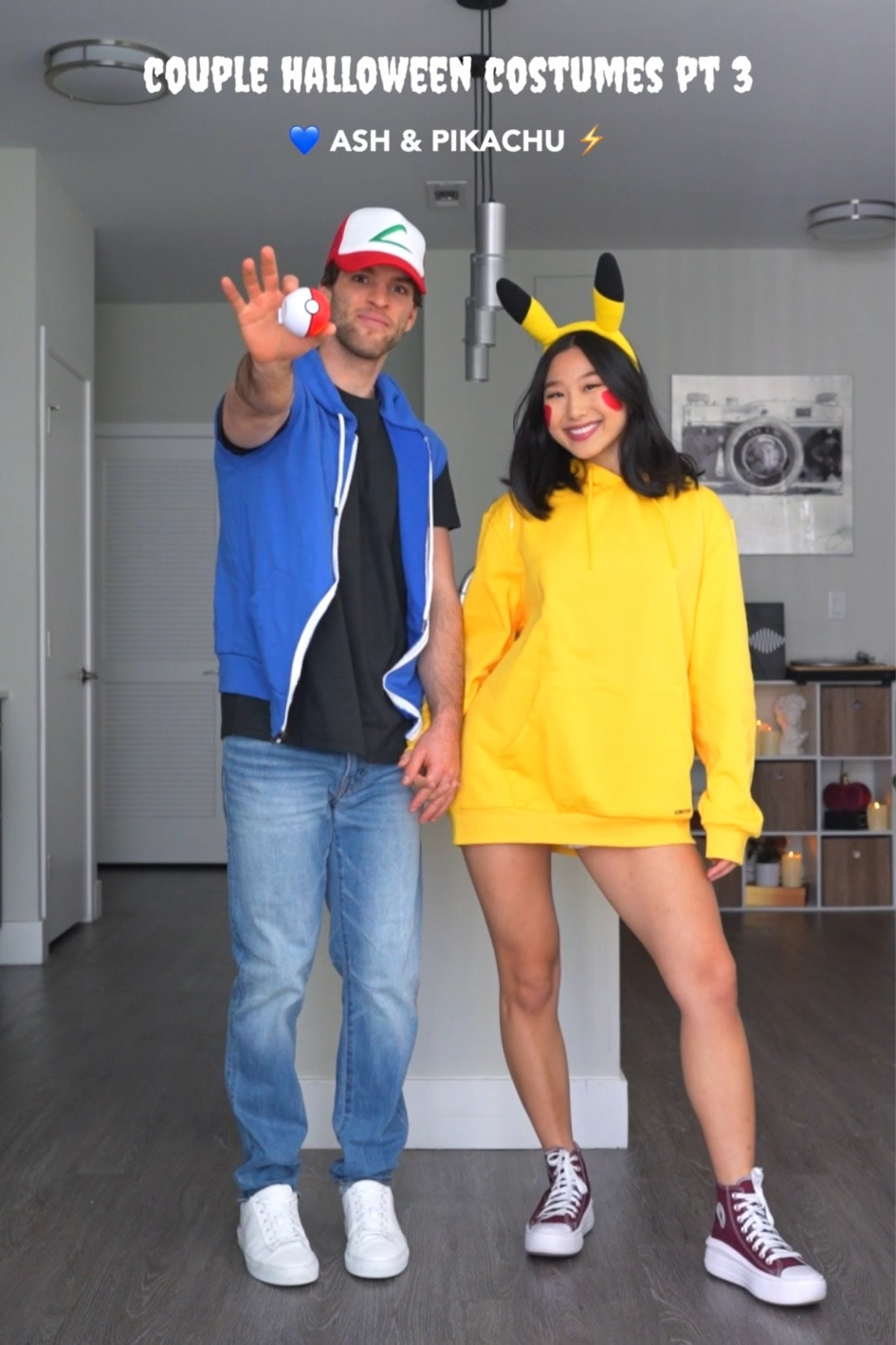 ASH 💙
Top: size M standard
Jeans: size 30
Shoes: 1587 Sneakers, can’t link
Vest: size M


PIKACHU ⚡️
Hoodie: size XL
Shoes: 1/2-1 size down

Pokémon, couples costume, Halloween, dress up

#LTKSeasonal #LTKHalloween #LTKstyletip