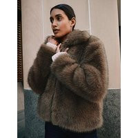 Albaray Chocolate Fur Jacket | Very (UK)