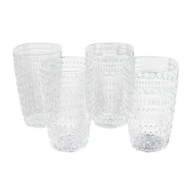 Seaside Tabletop Collections - Clear Set of 4 Tumblers | Walmart (US)