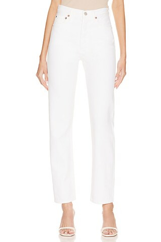 AGOLDE 90's Pinch Waist Jeans in Marshmellow from Revolve.com | Revolve Clothing (Global)