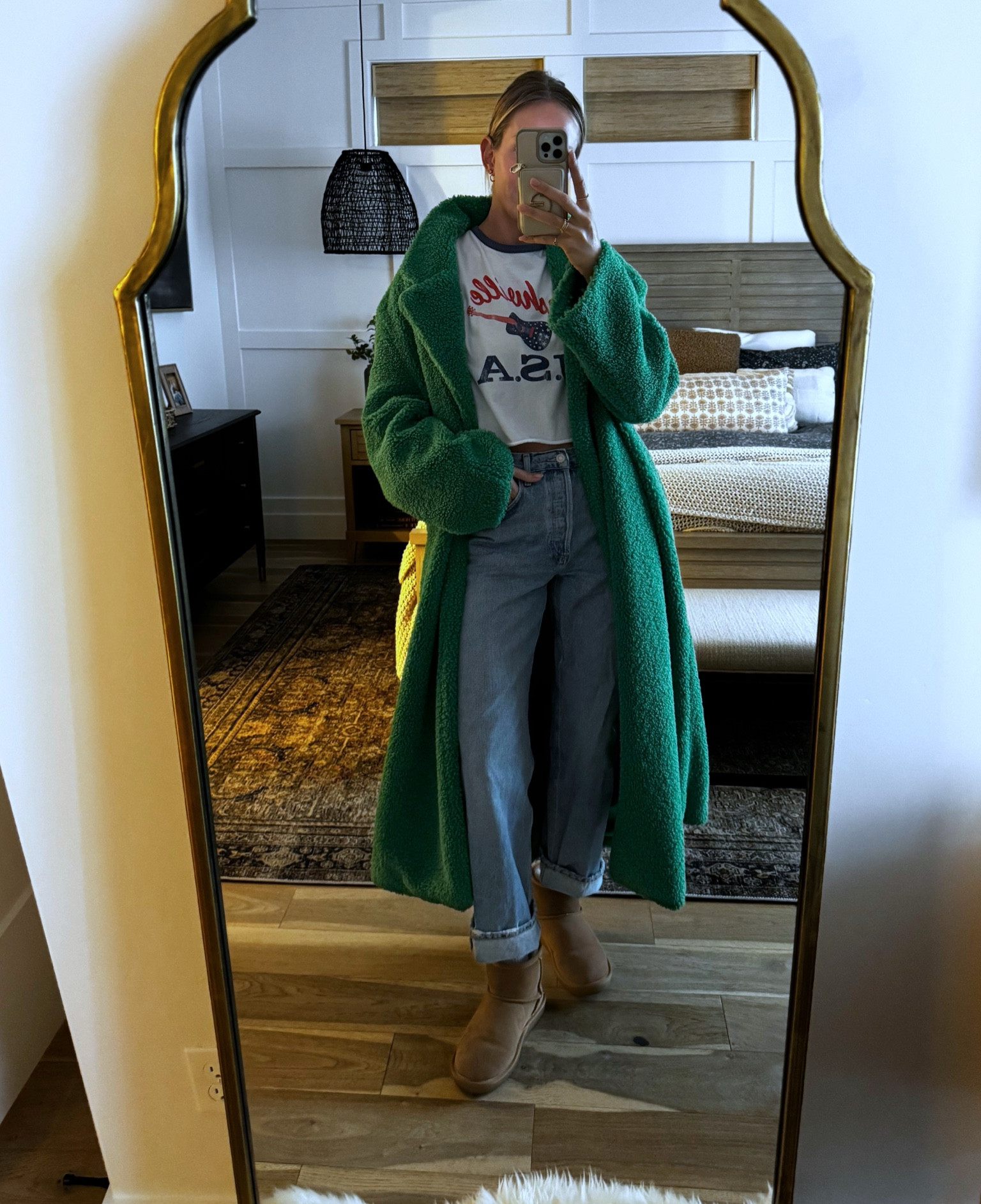 This jacket apparently no longer exists but I linked some similar ones. 💚 And these Ugg dupes are my fave- great quality at a great price! 🤌🏼 Hope y'all are enjoying Thanksgiving break so far! 🫶🏼 Happy shopping! 🛍️ 💕

#LTKSeasonal #LTKFindsUnder100 #LTKFindsUnder50