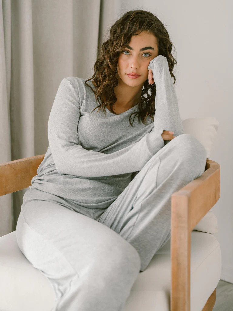 Women’s Bamboo Rib-Knit Lounge Pant | Cozy Earth