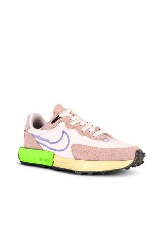 Nike Fontanka Waffle Sneaker in Pink Oxford & Light Thistle from Revolve.com | Revolve Clothing (Global)