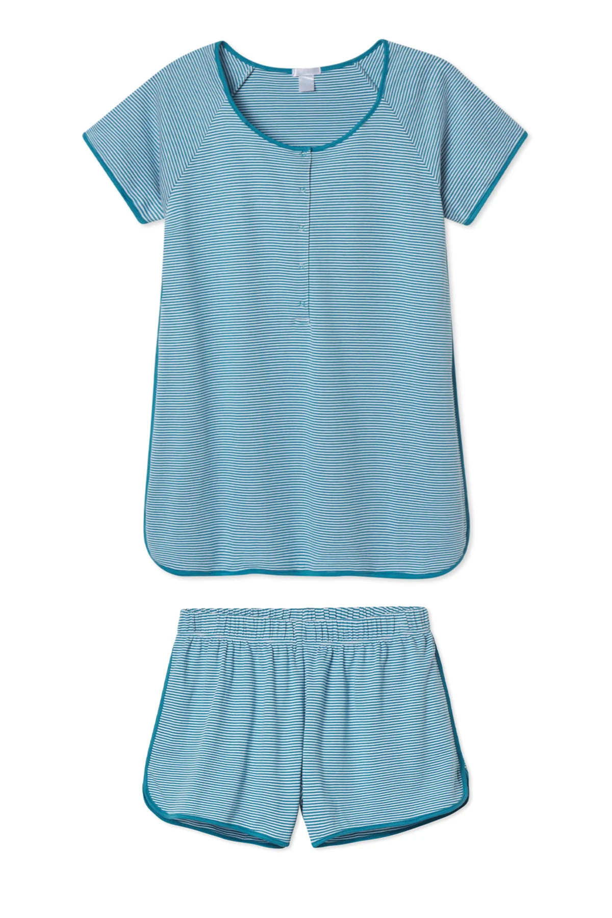 Pima Maternity Shorts Set in Celestial | LAKE Pajamas