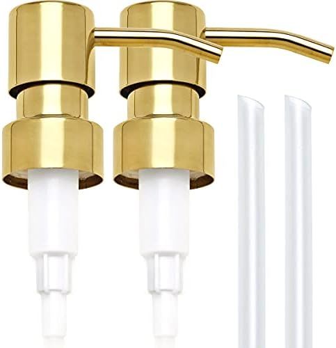 Gold Soap Dispenser Pump Replacement - 304 Stainless Steel Hand Soap and Lotion Dispenser Pumps R... | Amazon (US)
