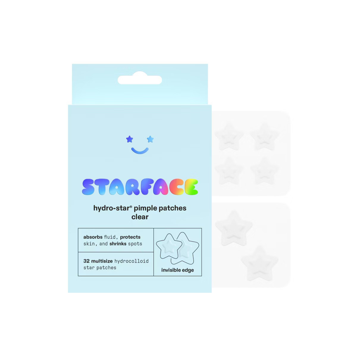 Starface Hydro-Stars Clear Facial Pimple Patch Refill - 32ct | Target