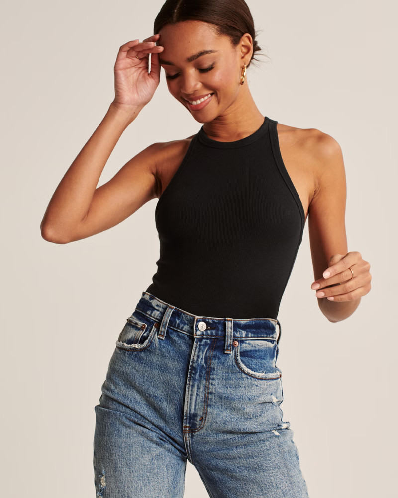Ribbed Scuba Bodysuit | Abercrombie & Fitch (US)