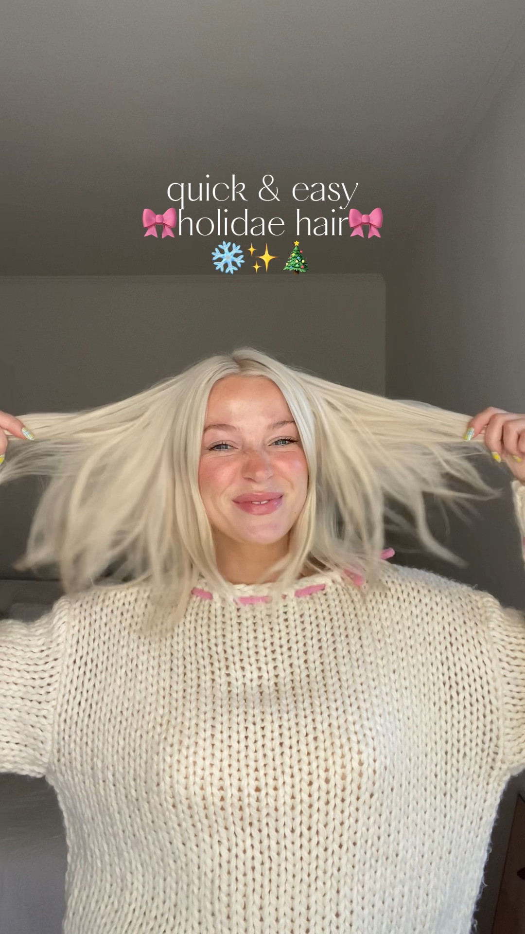 easy holiday hairstyle with bows ofc 🎀

#LTKHoliday #LTKstyletip #LTKbeauty