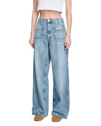 Faded Straight Jeans in Blue Jean | Bloomingdale's (US)
