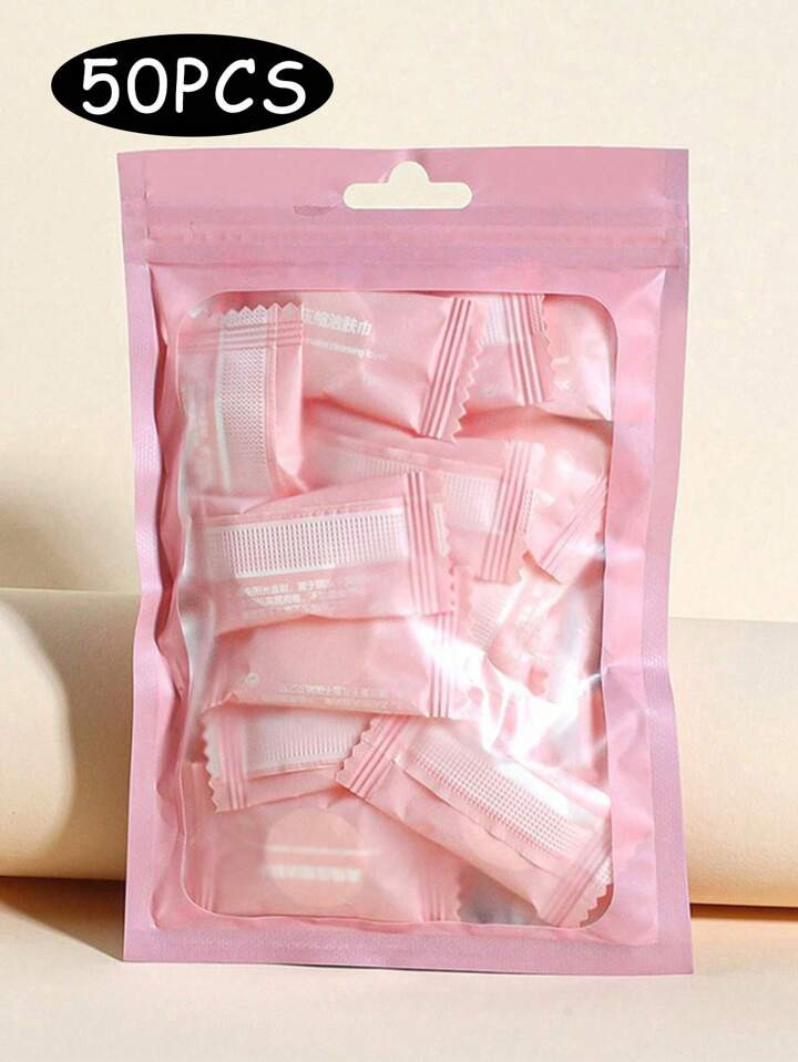 50pcs Compression Face Towel, Portable Compressed Towel, Disposable Camping Towel,  Portable Soft... | SHEIN