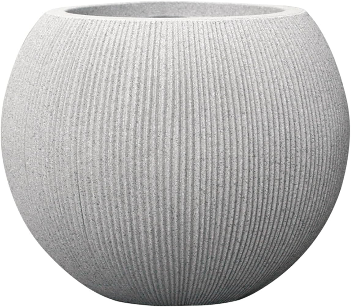 11.6" H x 14.5" D (10" Pot Opening) Plastic Round Planter with Drainage Holes and Plug, Indoor/Ou... | Amazon (US)